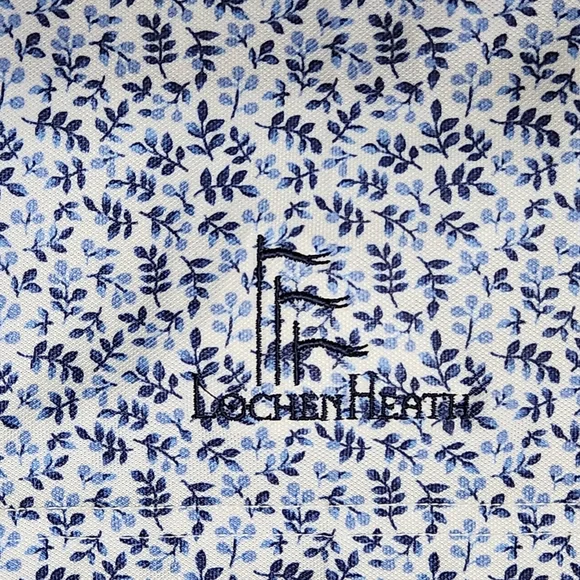 Carnoustie Tech Floral Polo Shirt Size Large • Color Ink - Picture 8 of 11